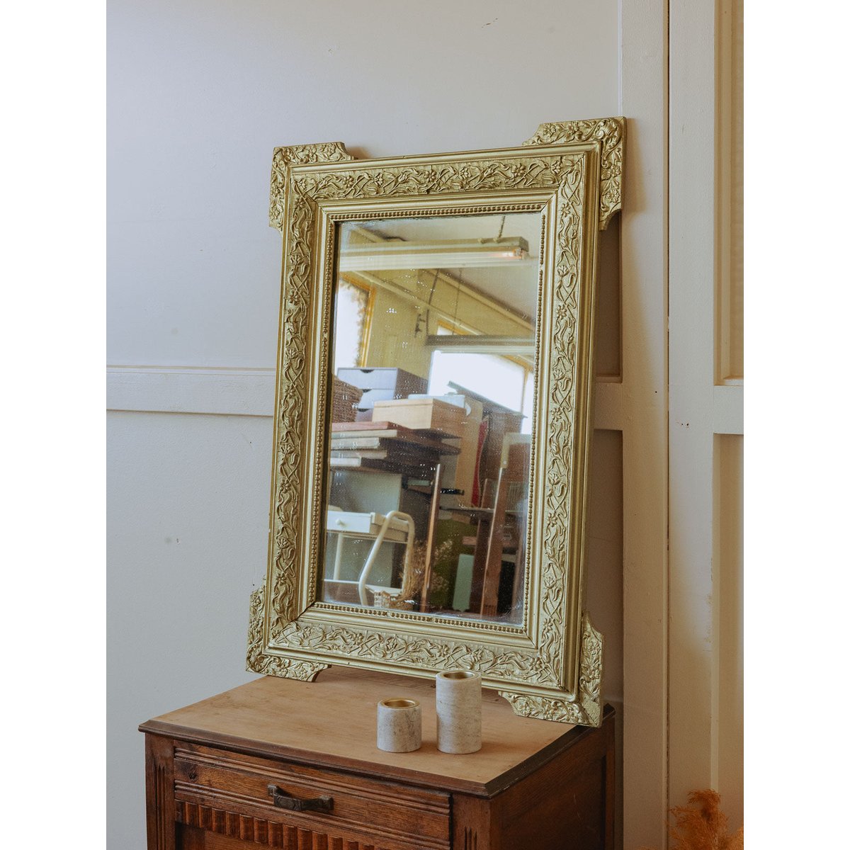 Miroir style classique doré Georges N°1282 - Bon état doré, DEBONGOUT