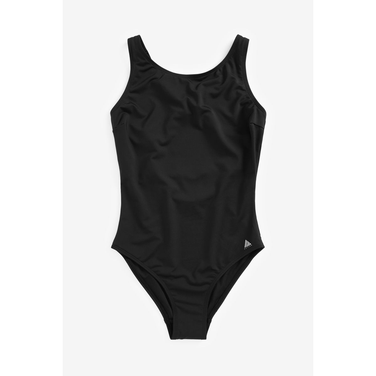 Maillot de bain à col montant effet sculptant noir, NEXT