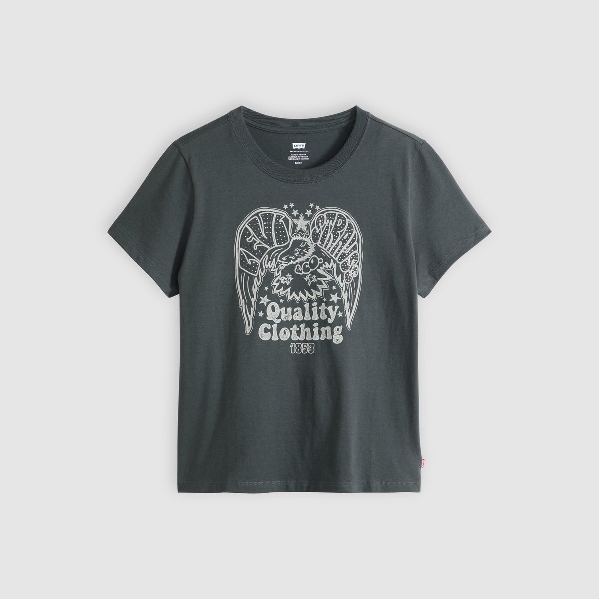 T-shirt graphique Favorite noir - rhinestone eagle reissue pirate black, LEVI'S