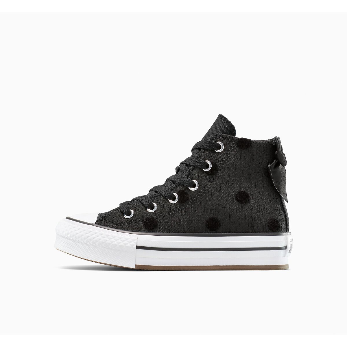Baskets All Star EVA Lift Better In Bows noir à pois/noir, CONVERSE