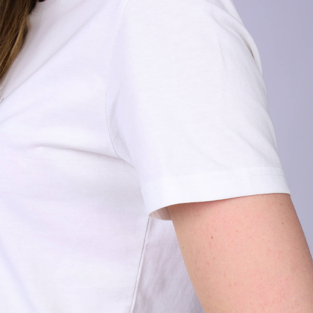 T-shirt café crème blanc casse, MISE AU GREEN