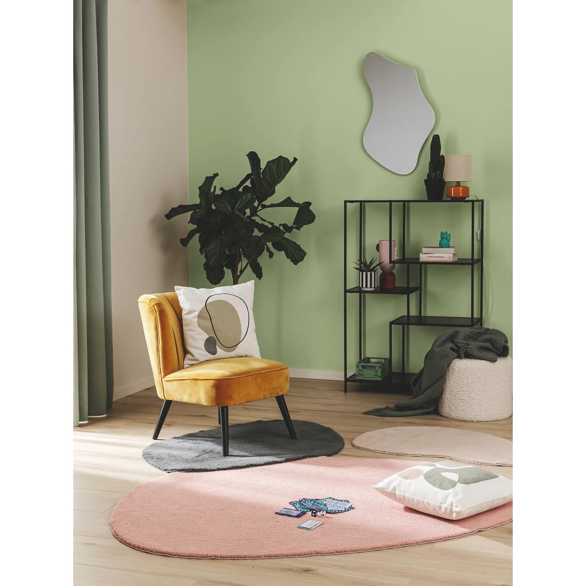 Tapis NOLA rose, BENUTA 