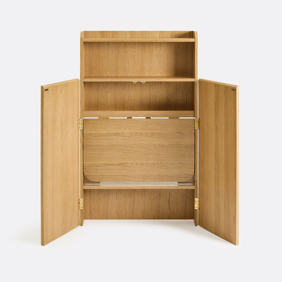 Bureau étagère, Maoro plaqué chêne, LA REDOUTE INTERIEURS
