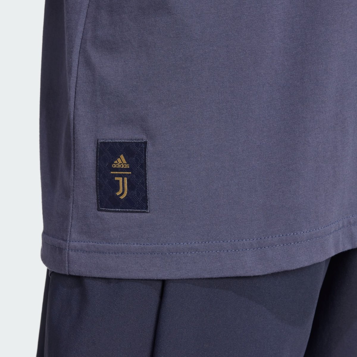 T-shirt coton épais Juventus Seasonal trace blue, adidas Performance