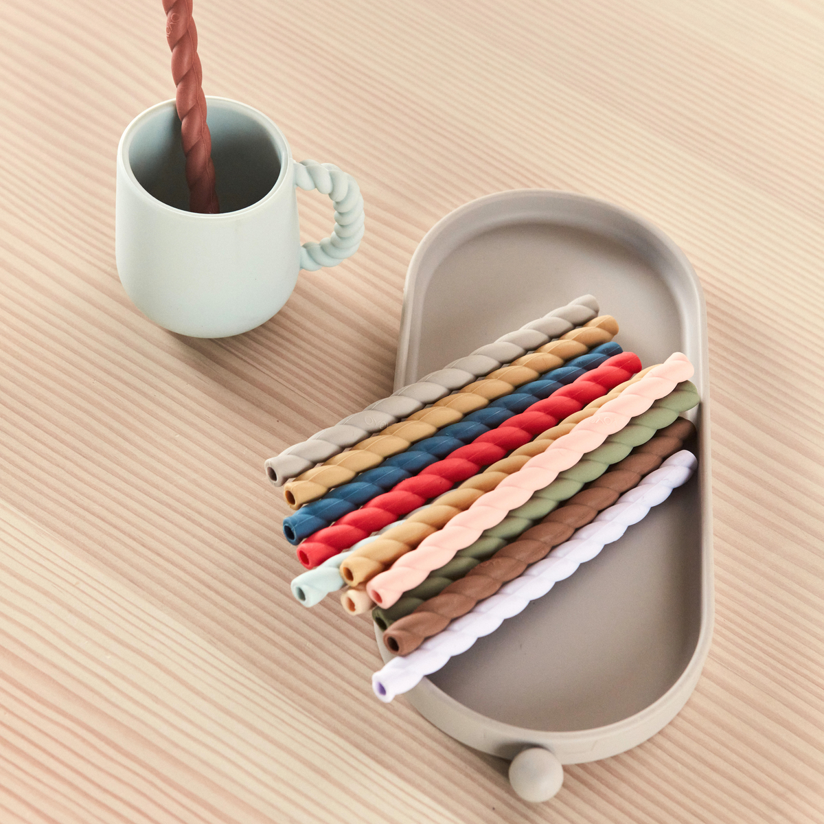 Paille Multicolor LIVING rouge, OYOY LIVING DESIGN
