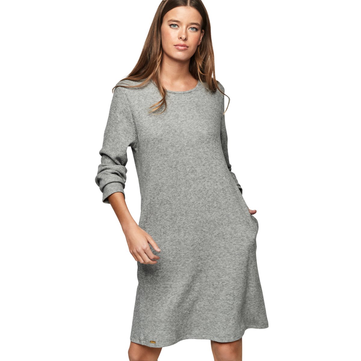 Chemise de nuit manches longues P106 CLOUD NINE gris, SELMARK