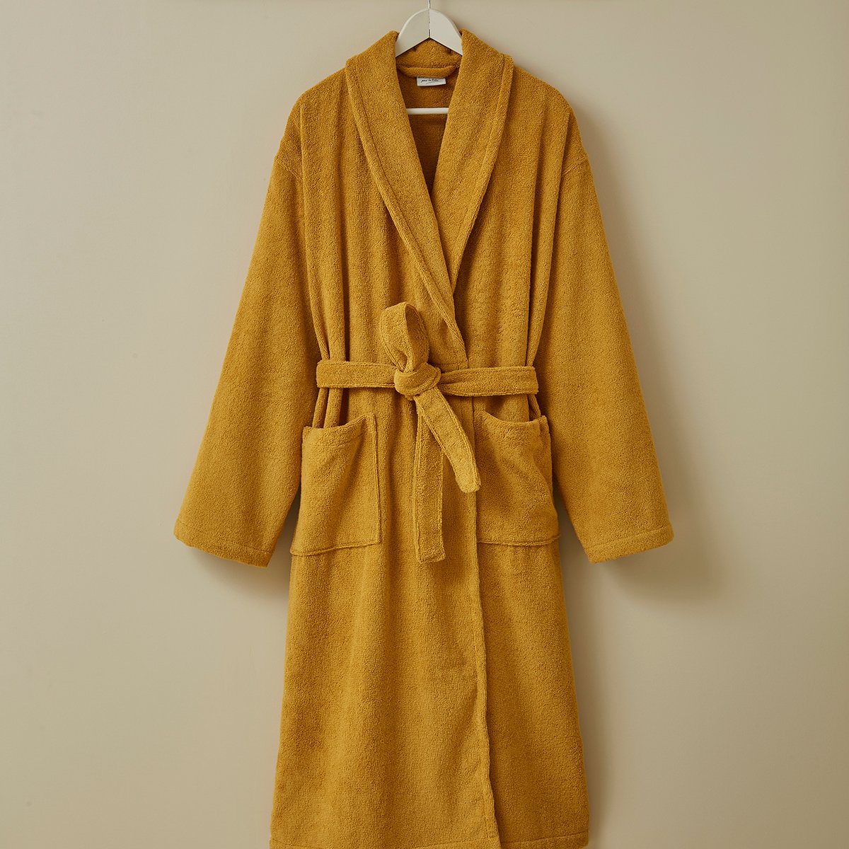 Peignoir mixte AU LARGE miel, SYLVIE THIRIEZ