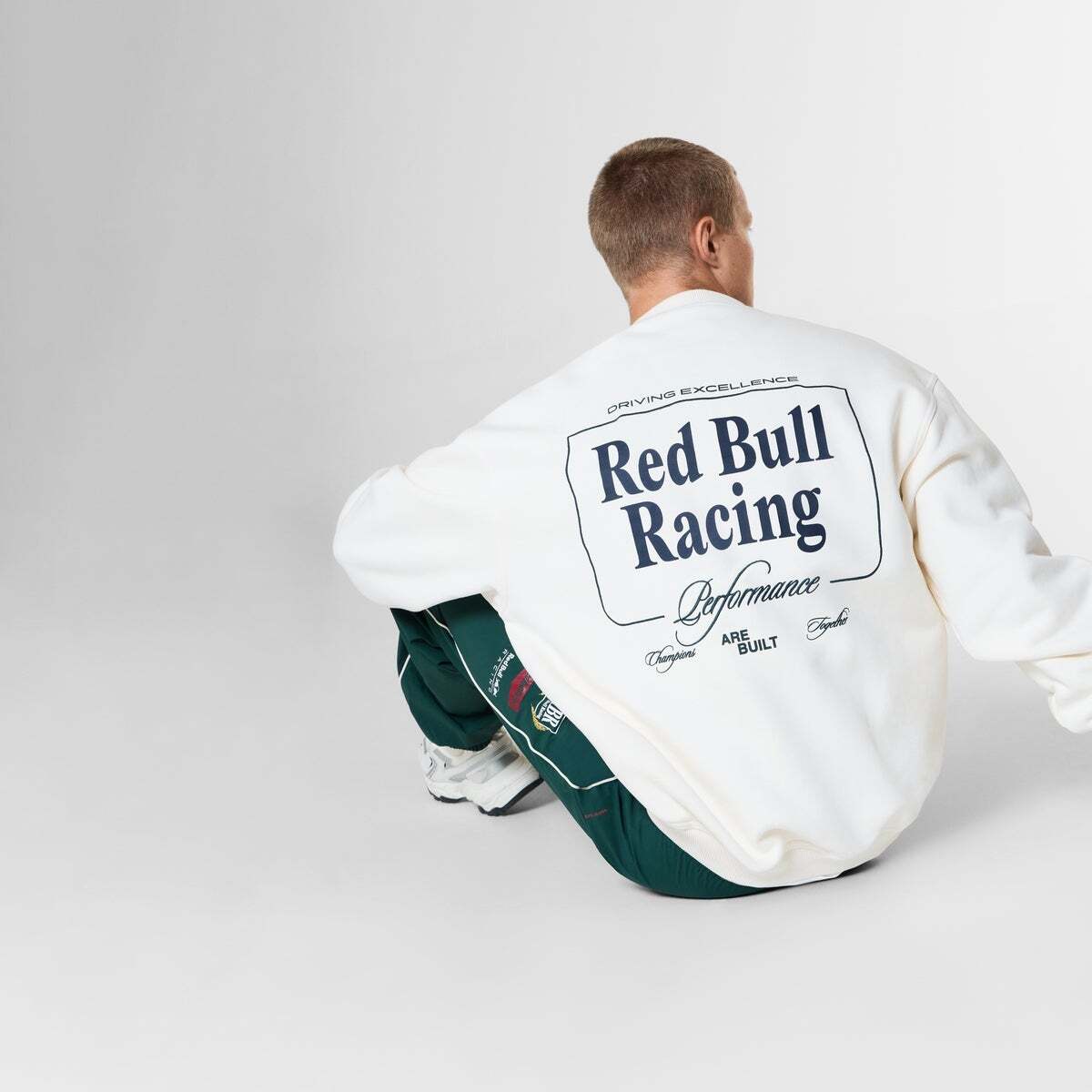 Red Bull Racing Sweat-Shirt À Col Rond Coupe Loose blanc cassé, PEPE JEANS