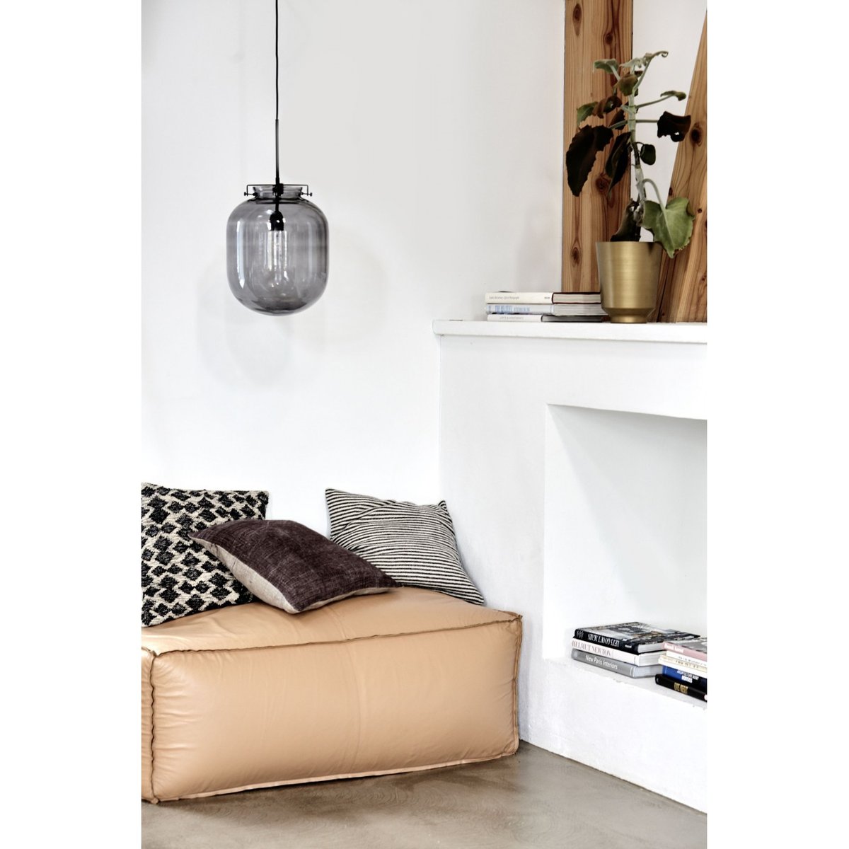 Lampe Suspension Ball Diam 30 cm gris, HOUSE DOCTOR