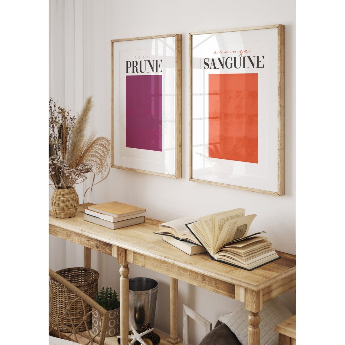 Affiche Orange Sanguine blanc, L'AFFICHERIE