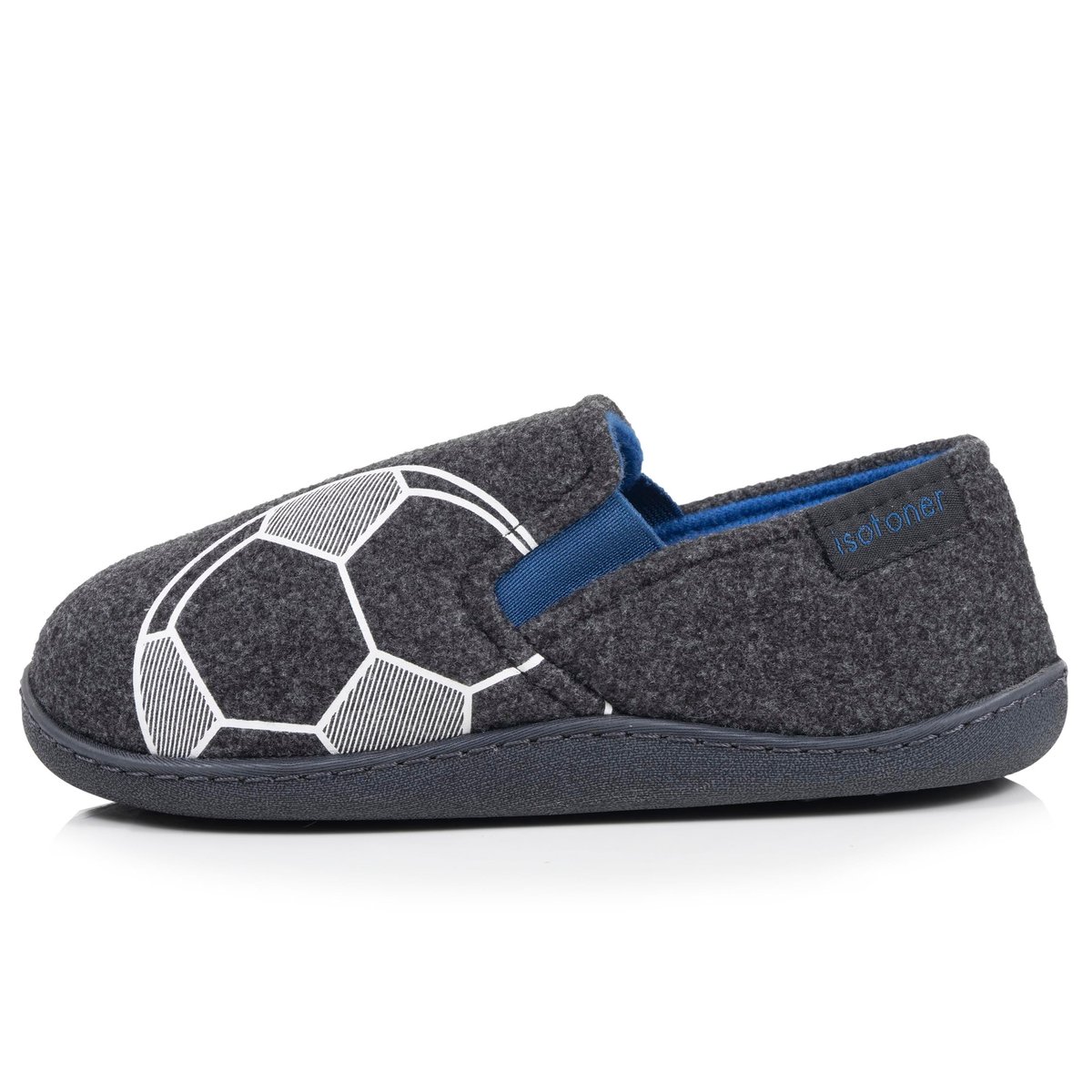 Chaussons Mocassins gris, ISOTONER