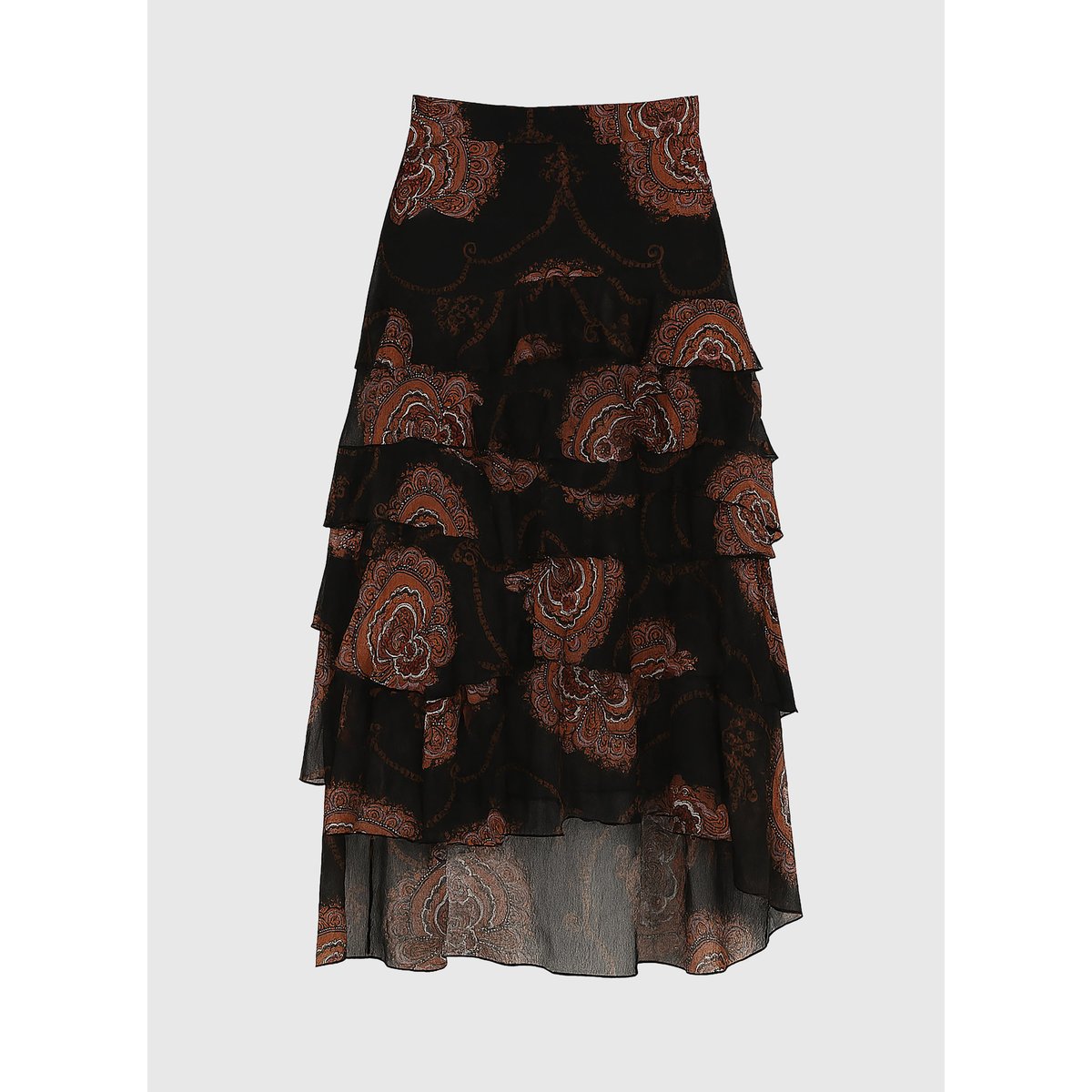 Jupe Longue RASHELY bohemia noir, AN'GE