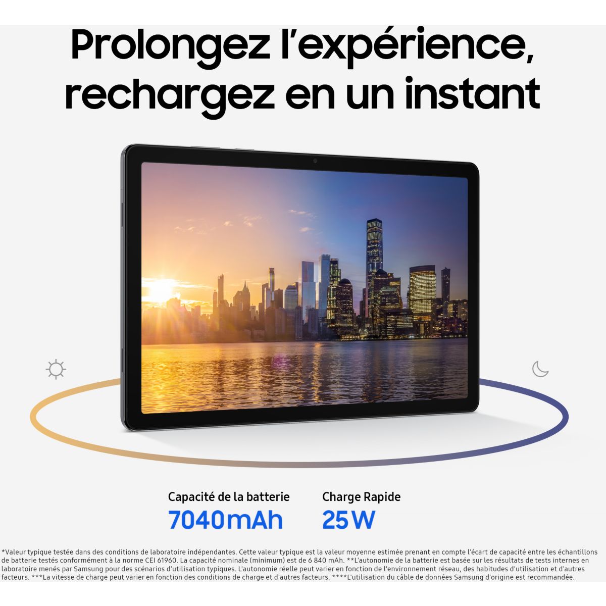 Tablette Android Galaxy Tab A11+ 5G 256Go Gris gris, SAMSUNG
