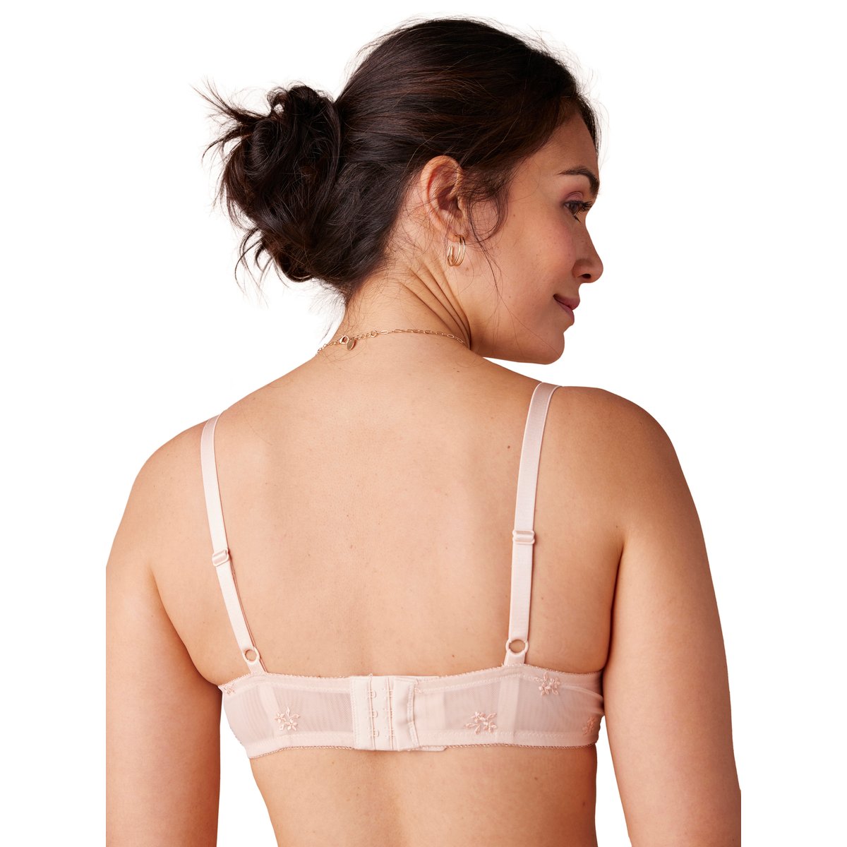 Soutien-gorge brodé grossesse et allaitement rose pâle, ENVIE DE FRAISE