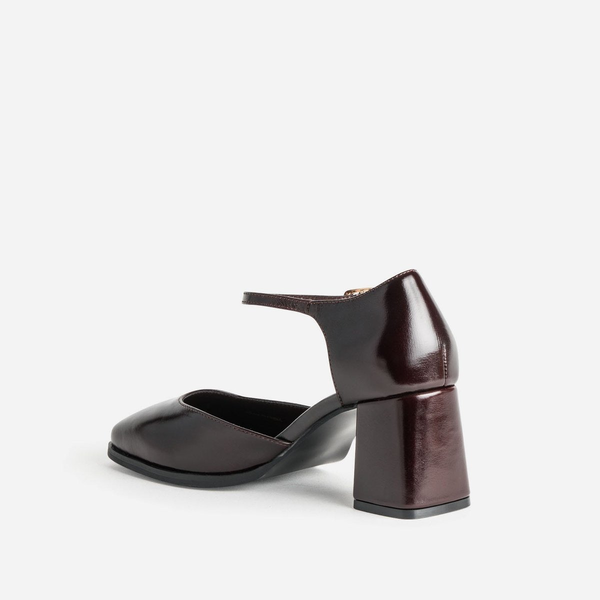 Escarpin en cuir ALEX chocolat, ERAM