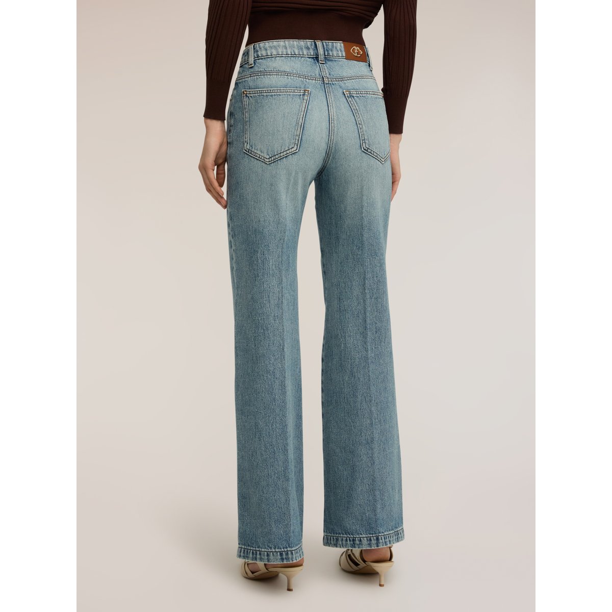 Jean palazzo avec pli repassé light - blue, MOTIVI