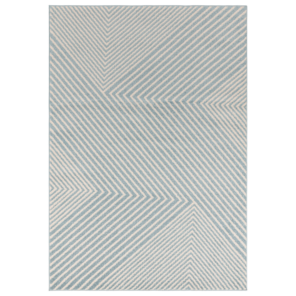 Criss-Cross Patterned Rug blue, SO'HOME