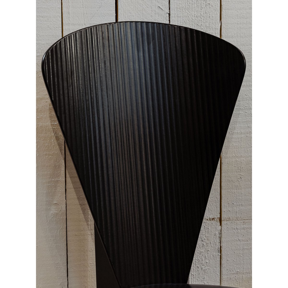 Paire de chaises en simili cuir noir Alma N°1694 - Bon état noir, DEBONGOUT