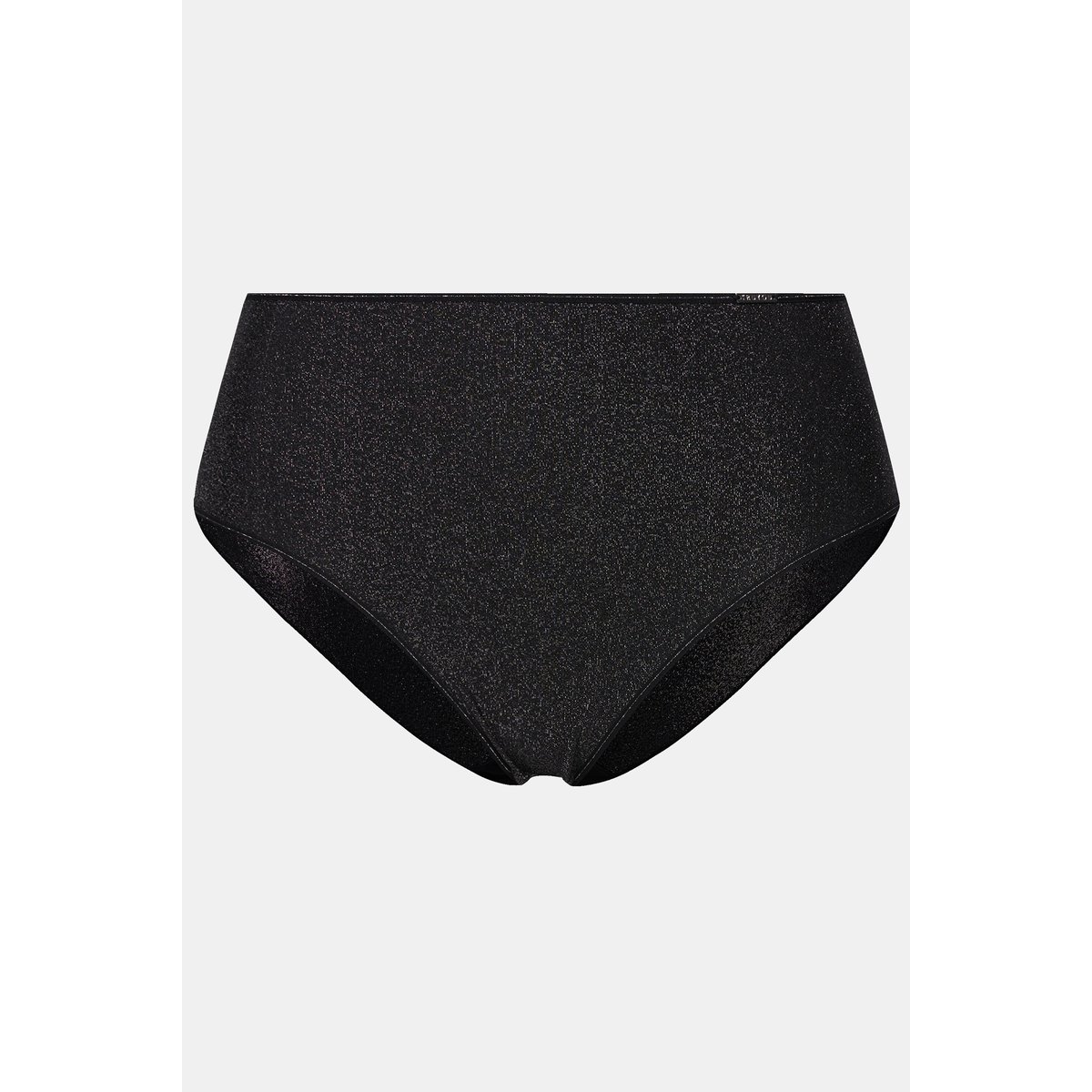 Culotte midi, effet métallique noir, ULLA POPKEN