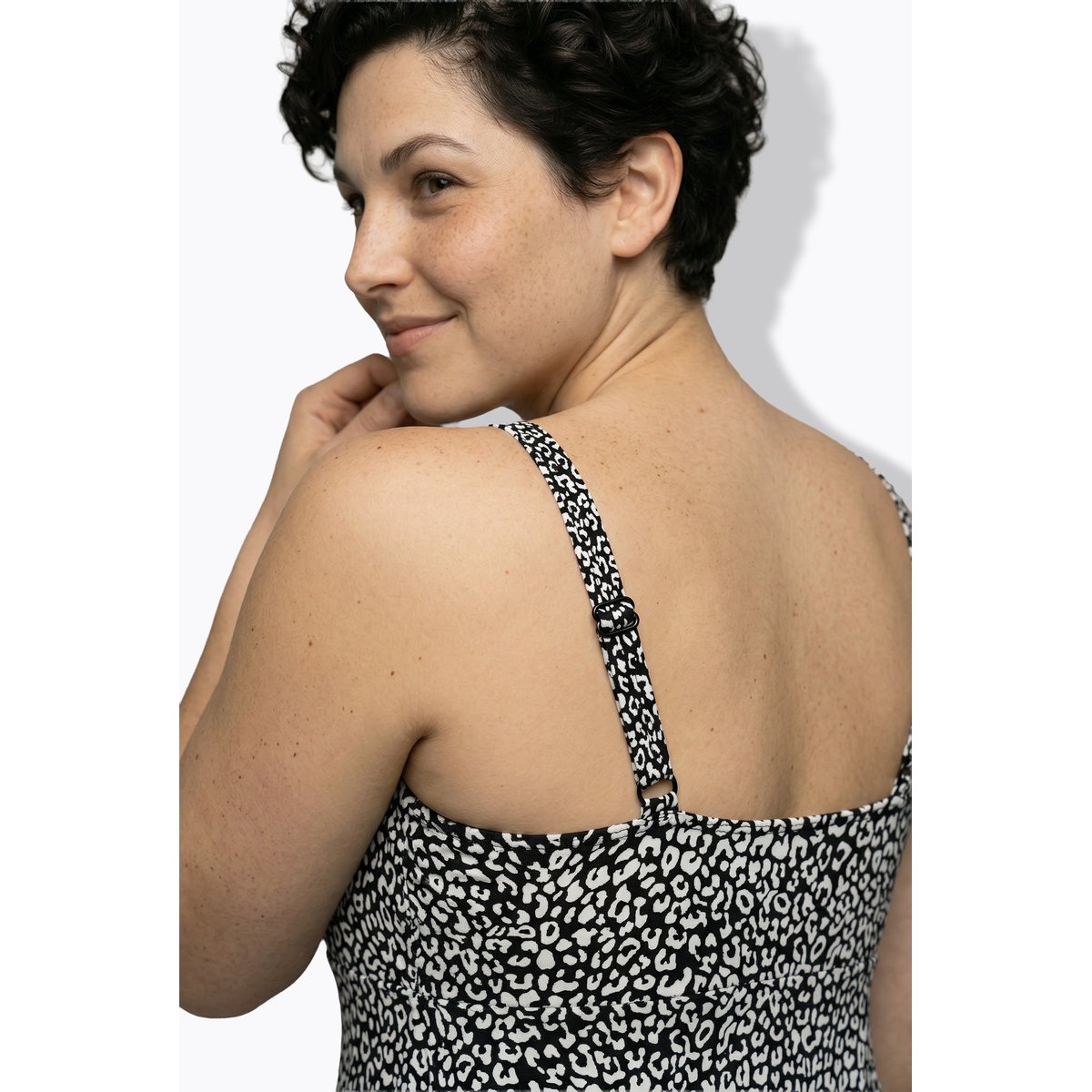 Robe de bain à bonnets souples. noir, ULLA POPKEN