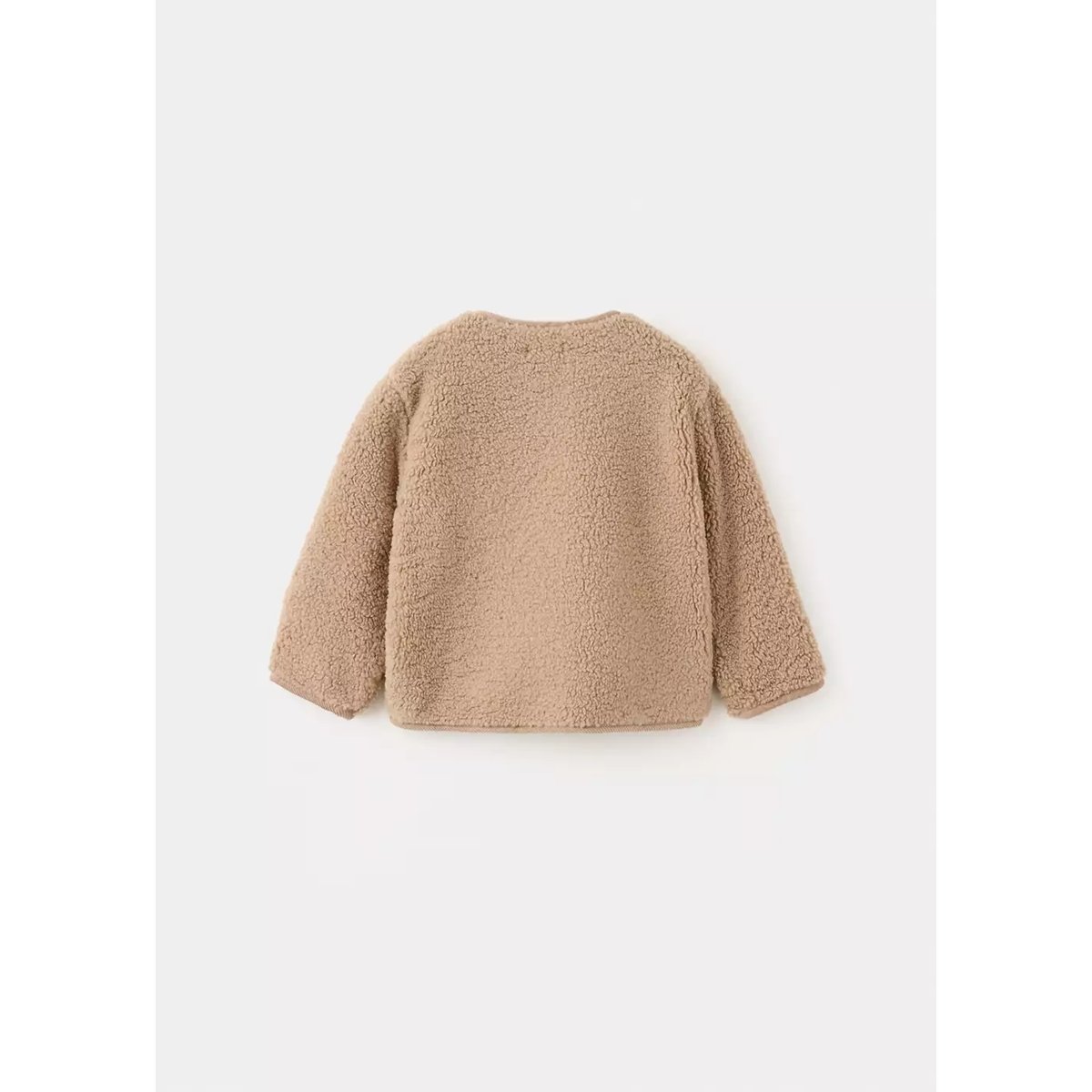 Manteau imitation mouton marron, MANGO BABY