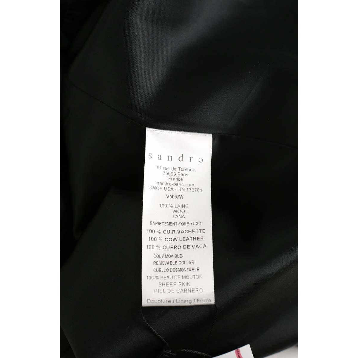Veste - Très Bon État noir, SANDRO
