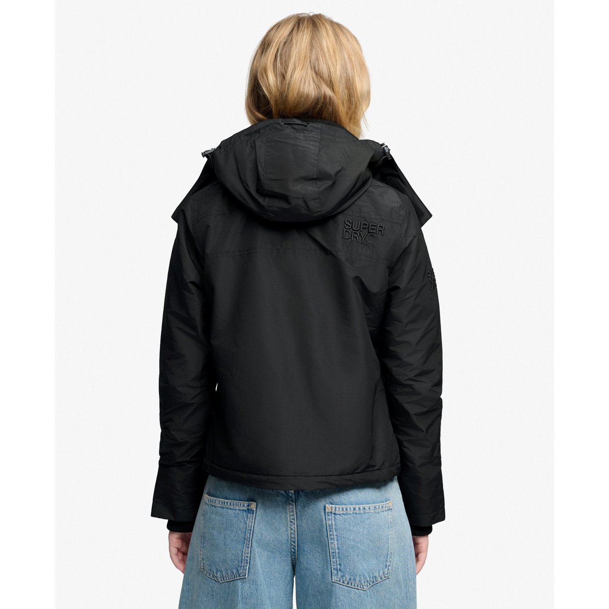 Veste Coupe-vent Arctic à Capuche noir, SUPERDRY