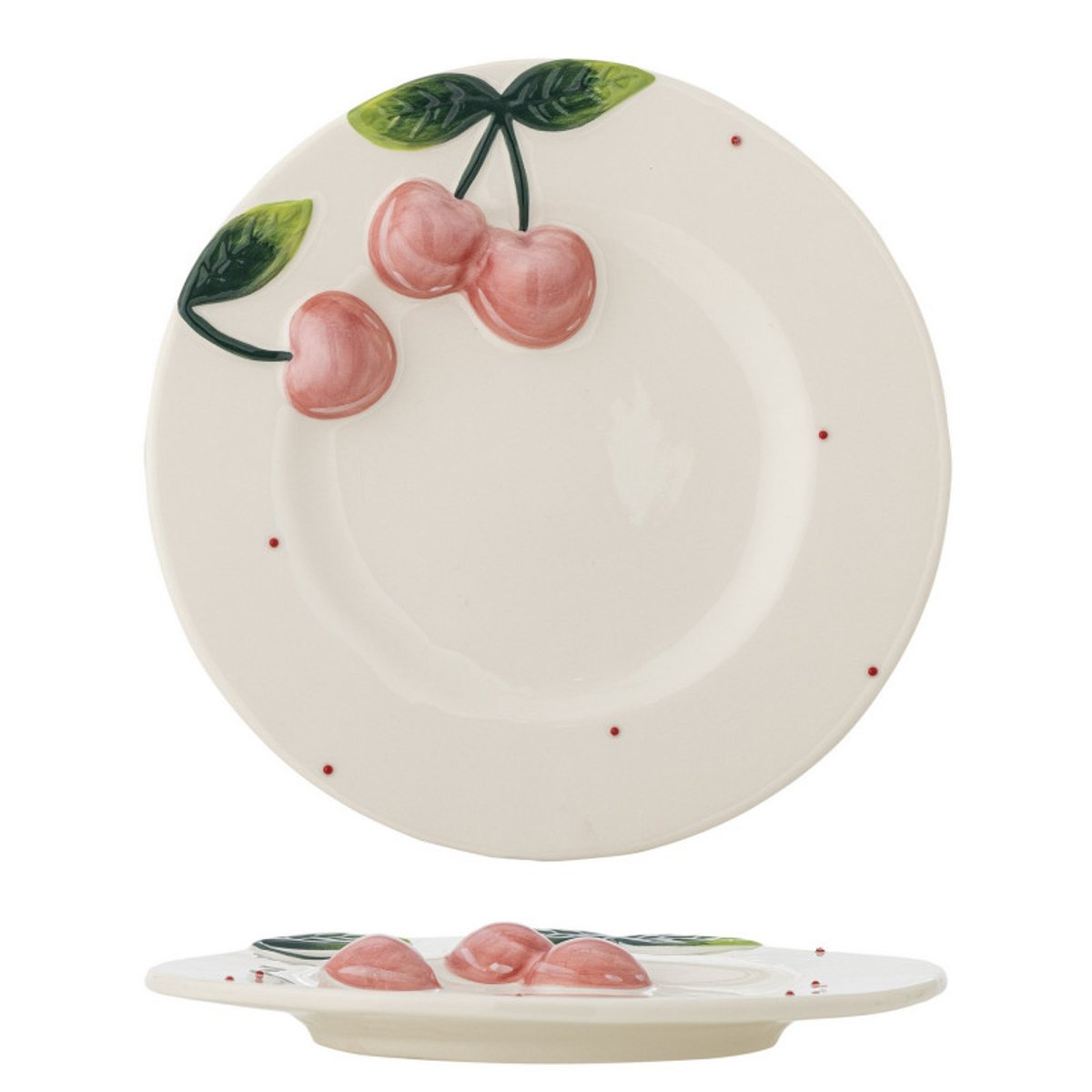 Assiette décorative cerises  BERRIE rose, BLOOMINGVILLE