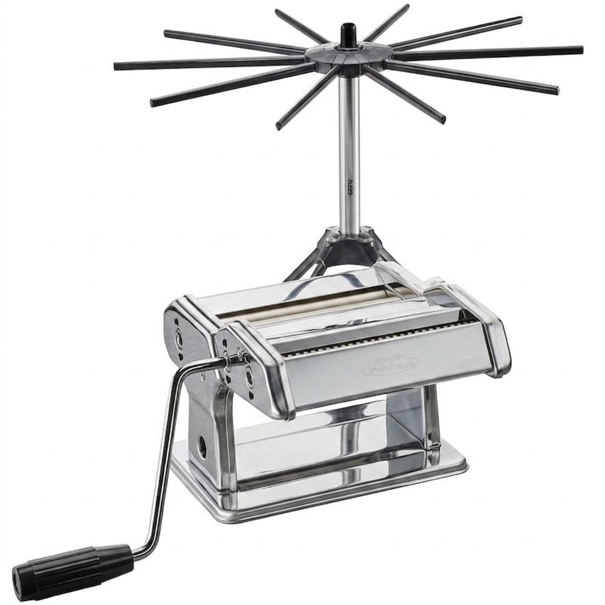 Machine à pâtes pasta perfetta + séchoir à pâtes diverso couleur unique, GEFU