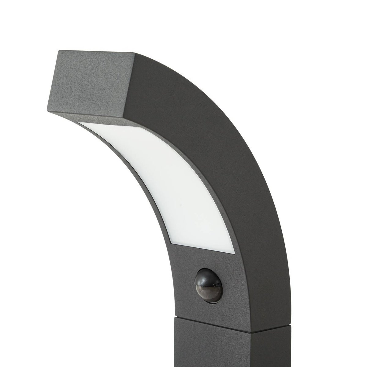 Luminaire extérieur en aluminium moderneLED gris graphite, blanc transparent, LUCANDE