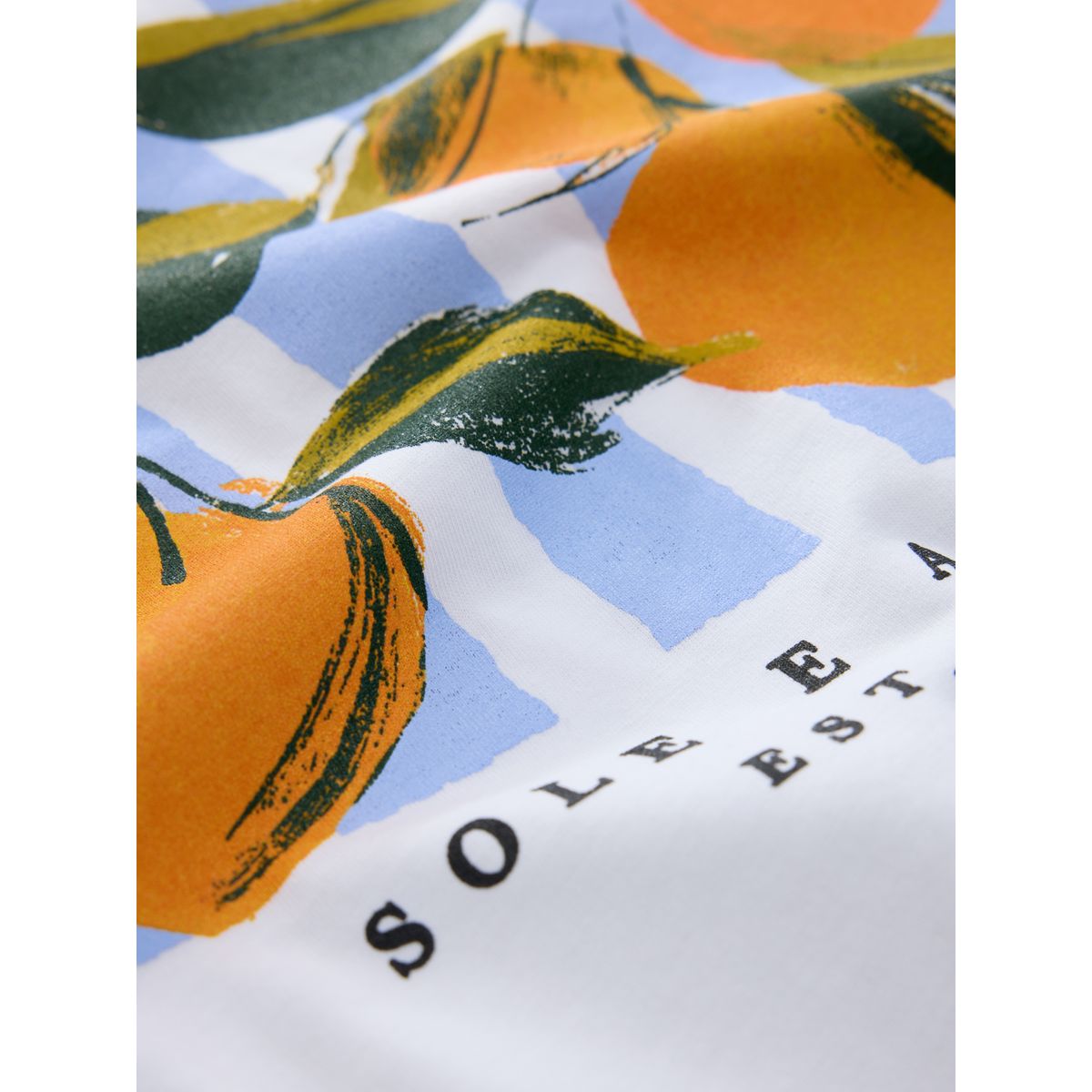 T-shirt à manches courtes et motif oranges blanc, NEXT