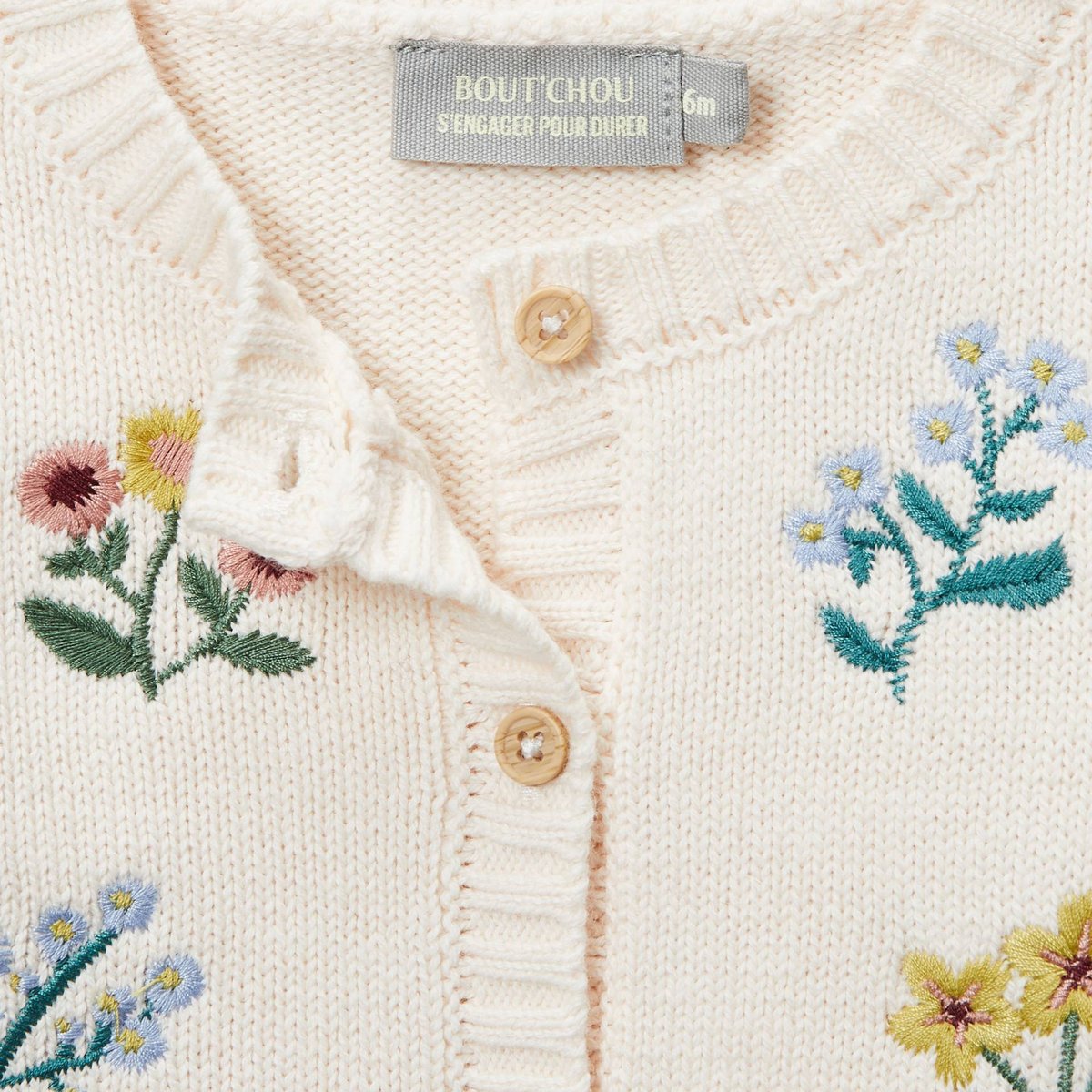 Cardi brodé amaretti, BOUT'CHOU