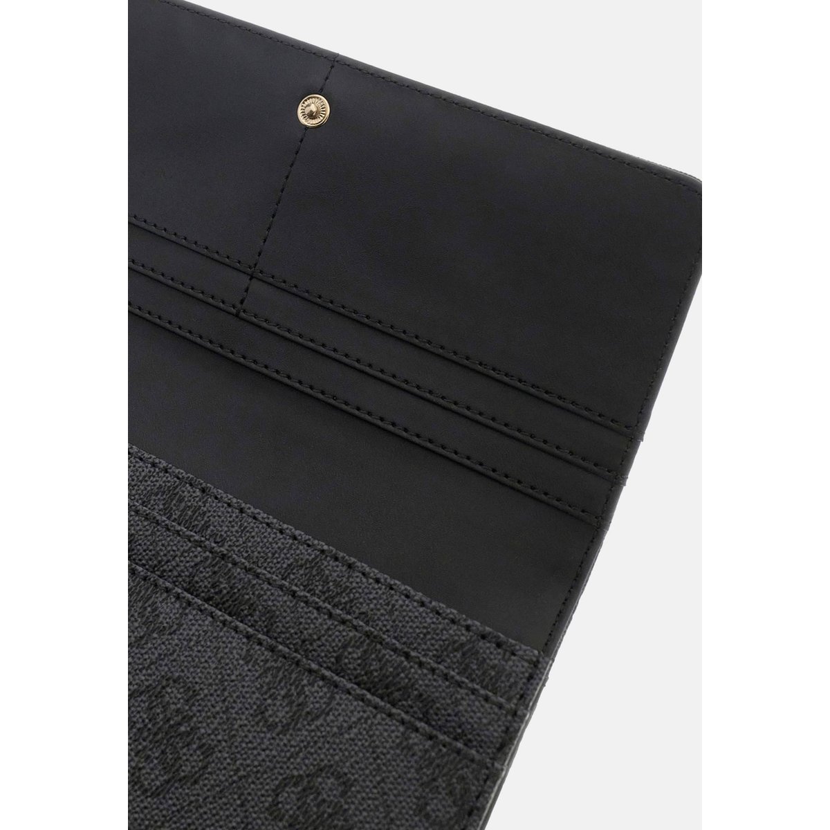 Portefeuille Maxi Logo Yvonne gris, GUESS