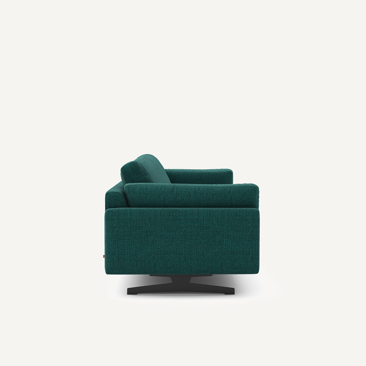 Sofa, 3- oder 4-sitzig, aus jaspiertem Canvas, CÉSAR dunkelgrün, AM.PM