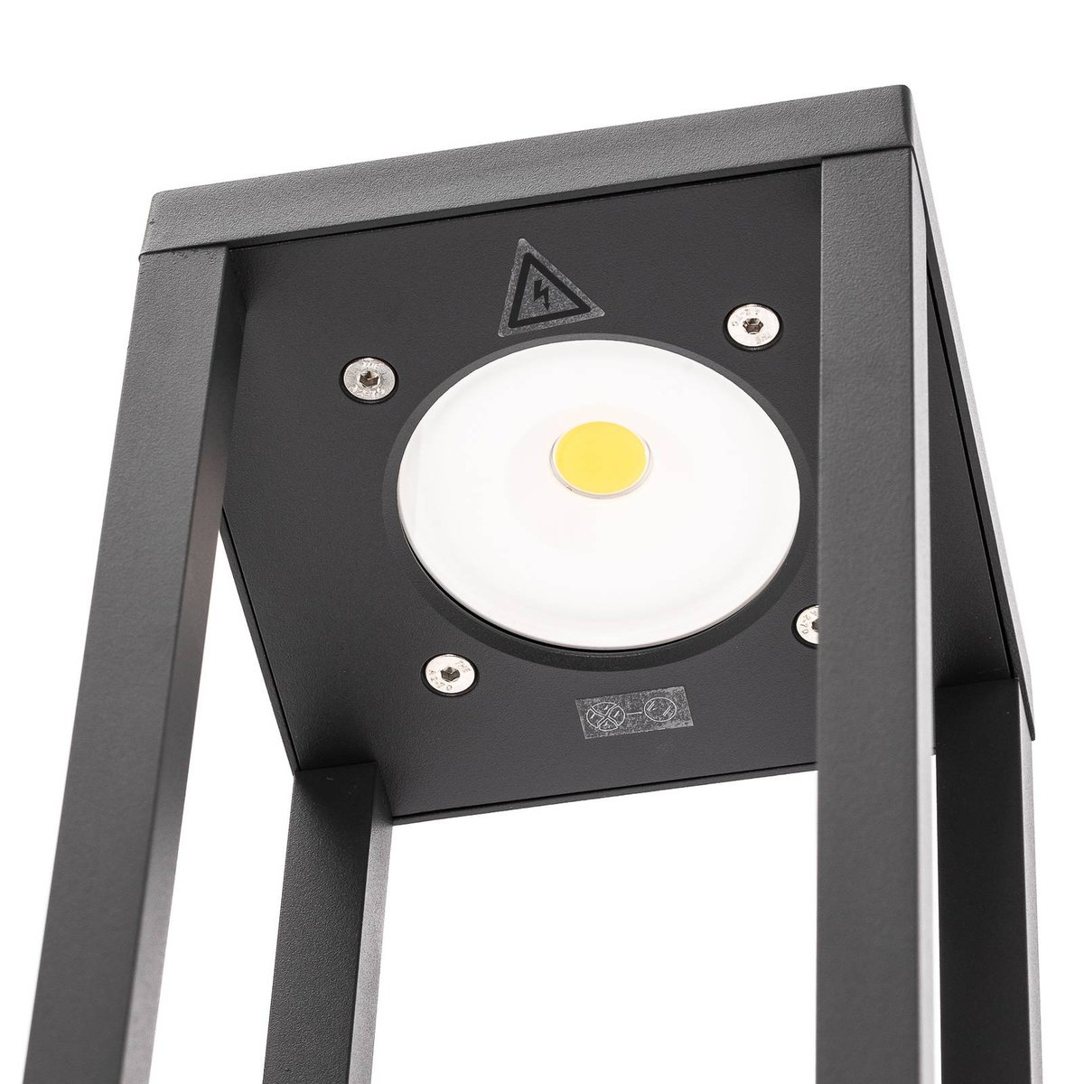 Luminaire extérieur en aluminium moderneLED anthracite, LUCANDE