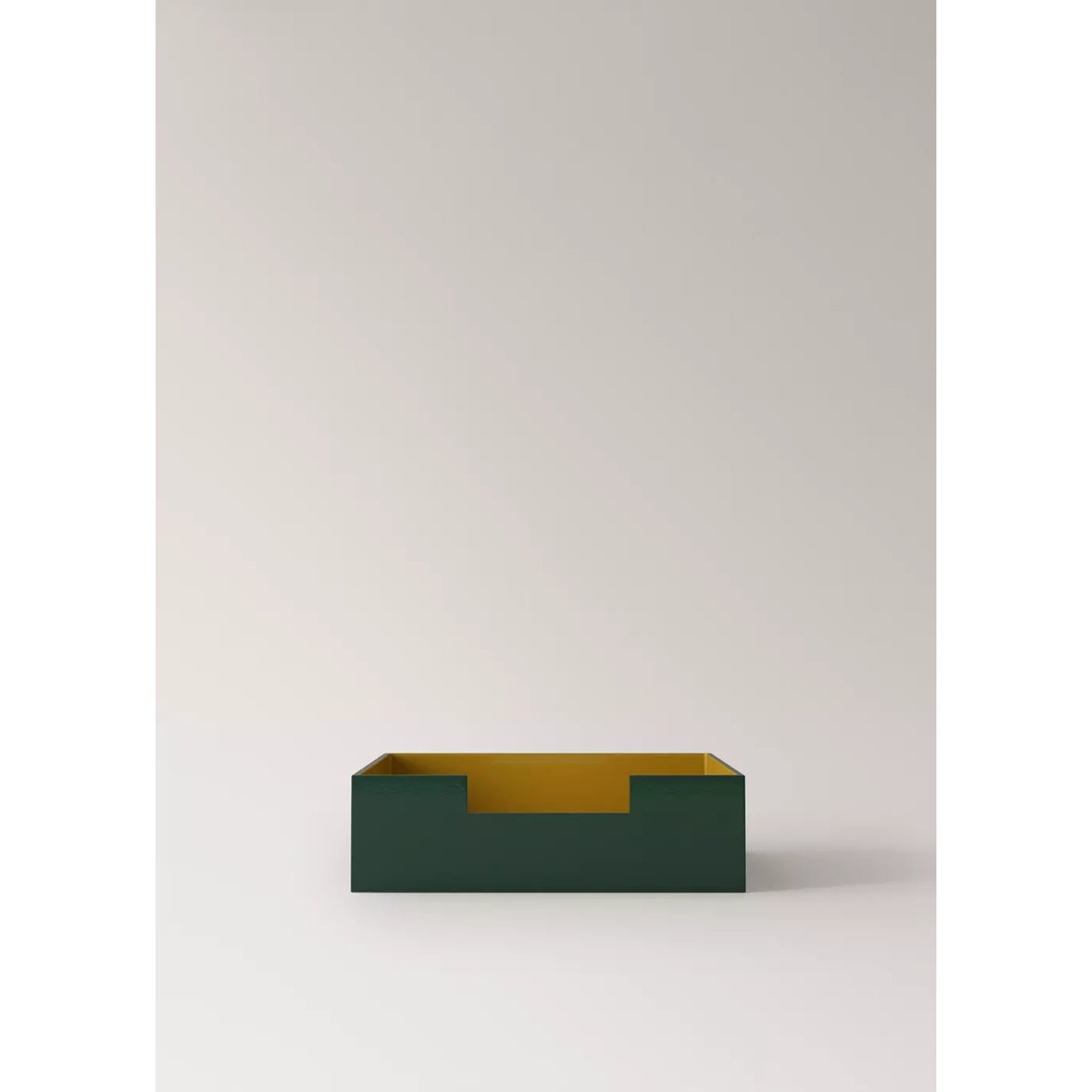 Porte-serviettes en bois bicolore curry, MANGO HOME
