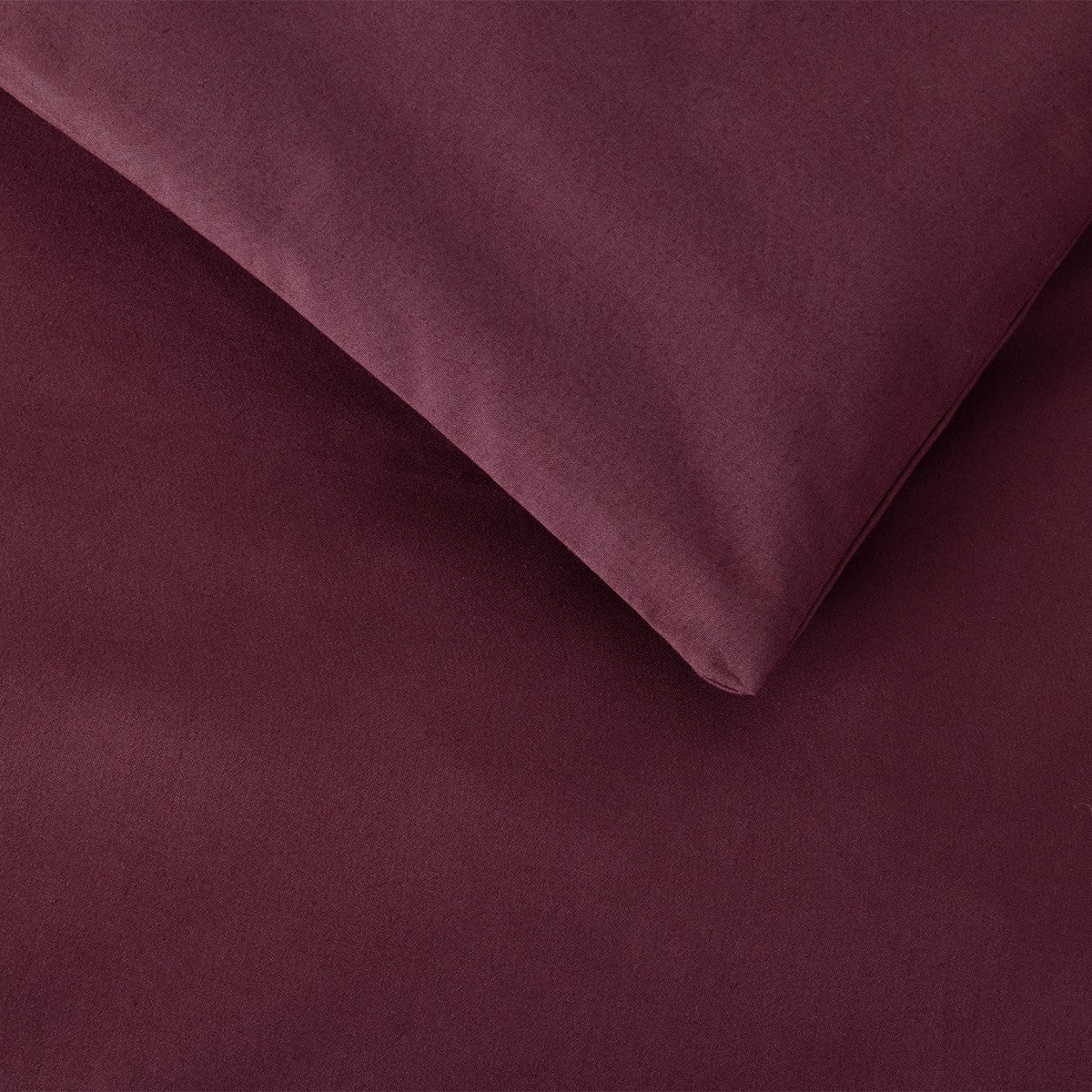 Housse de couette en percale de coton violet, ALCOVE malaga, DESFORGES