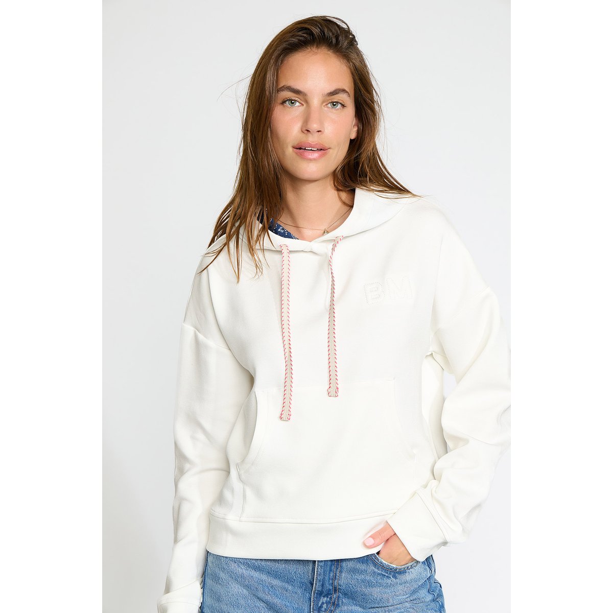 Sweatshirt Bonnie - BAYJOY blanc, BANANA MOON