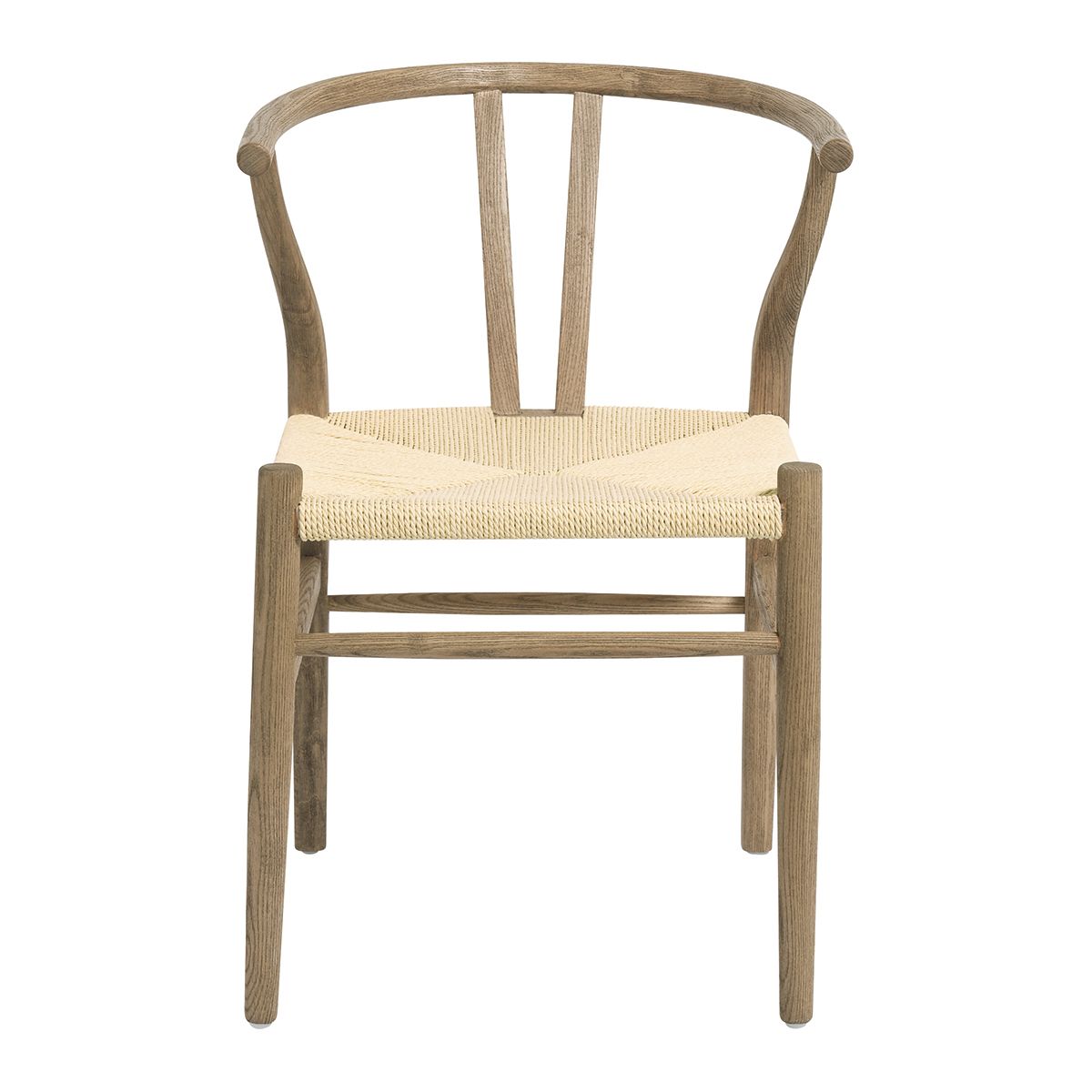 Chaise en frêne naturel, BLANC D’IVOIRE
