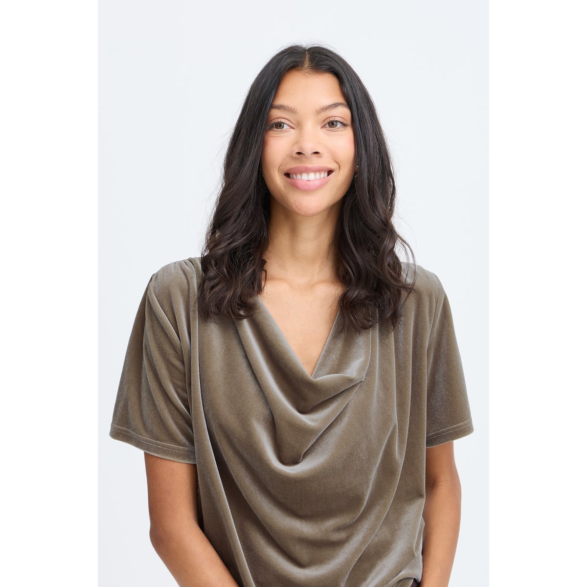 T-shirt beige walnut, B.YOUNG