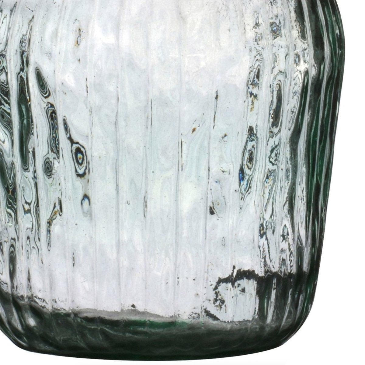 Vase dame Jeanne Sahara 10L verre recyclé D26 H39 transparent, DECORATIE