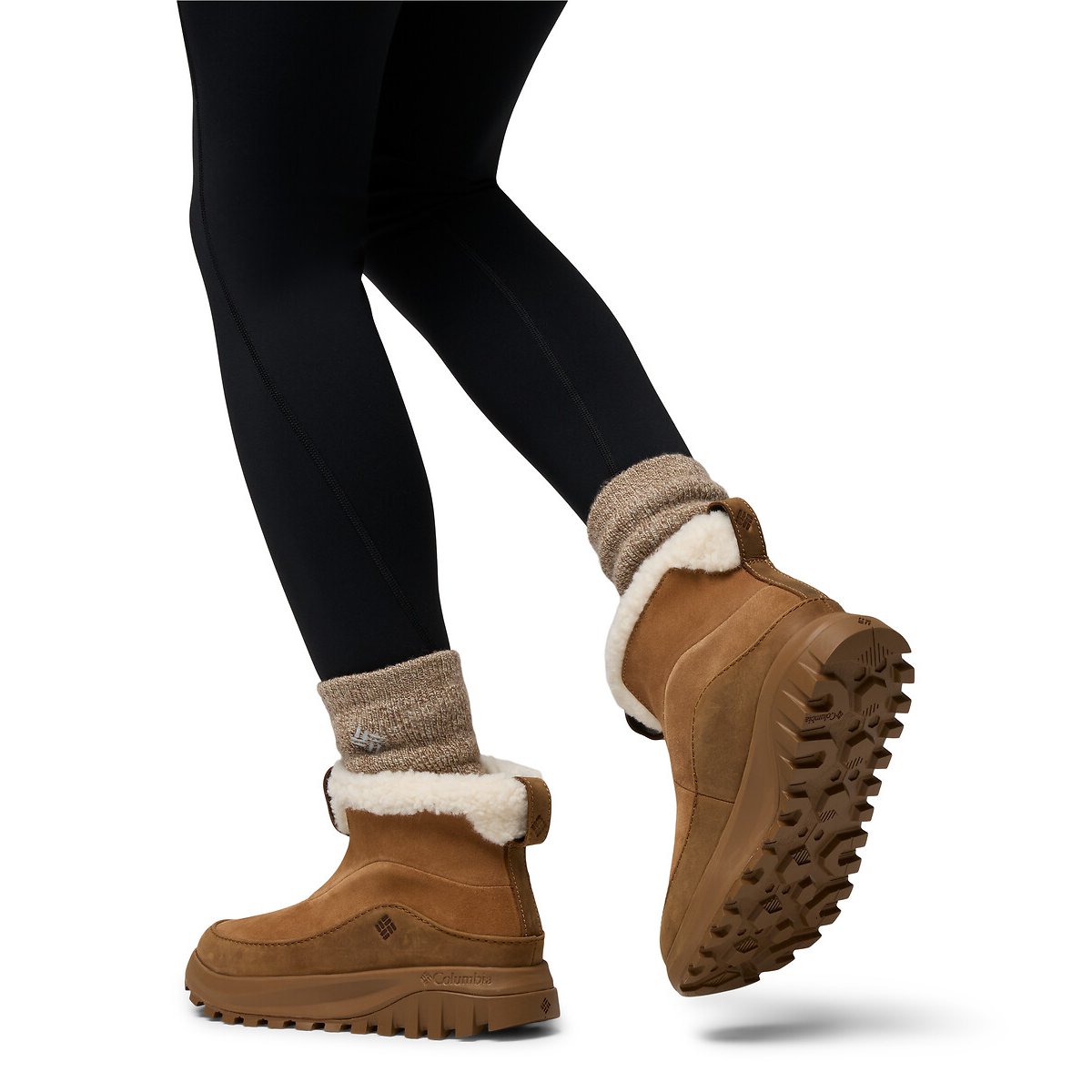 Boots de neige fourrées SNOWTROT EASE™ camel, COLUMBIA