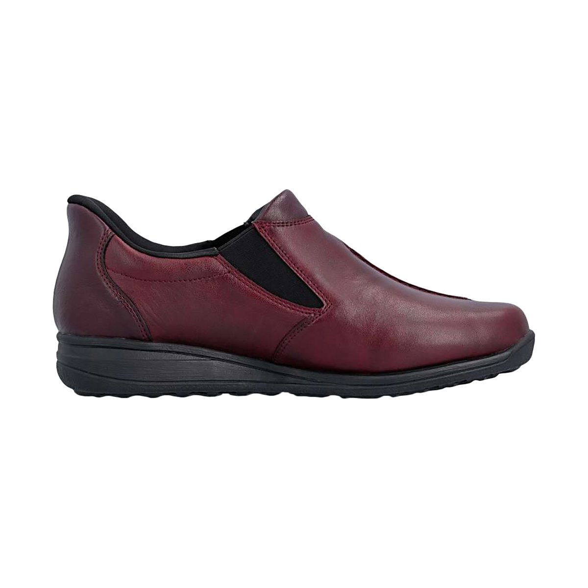 Basket Cuir rouge, RIEKER