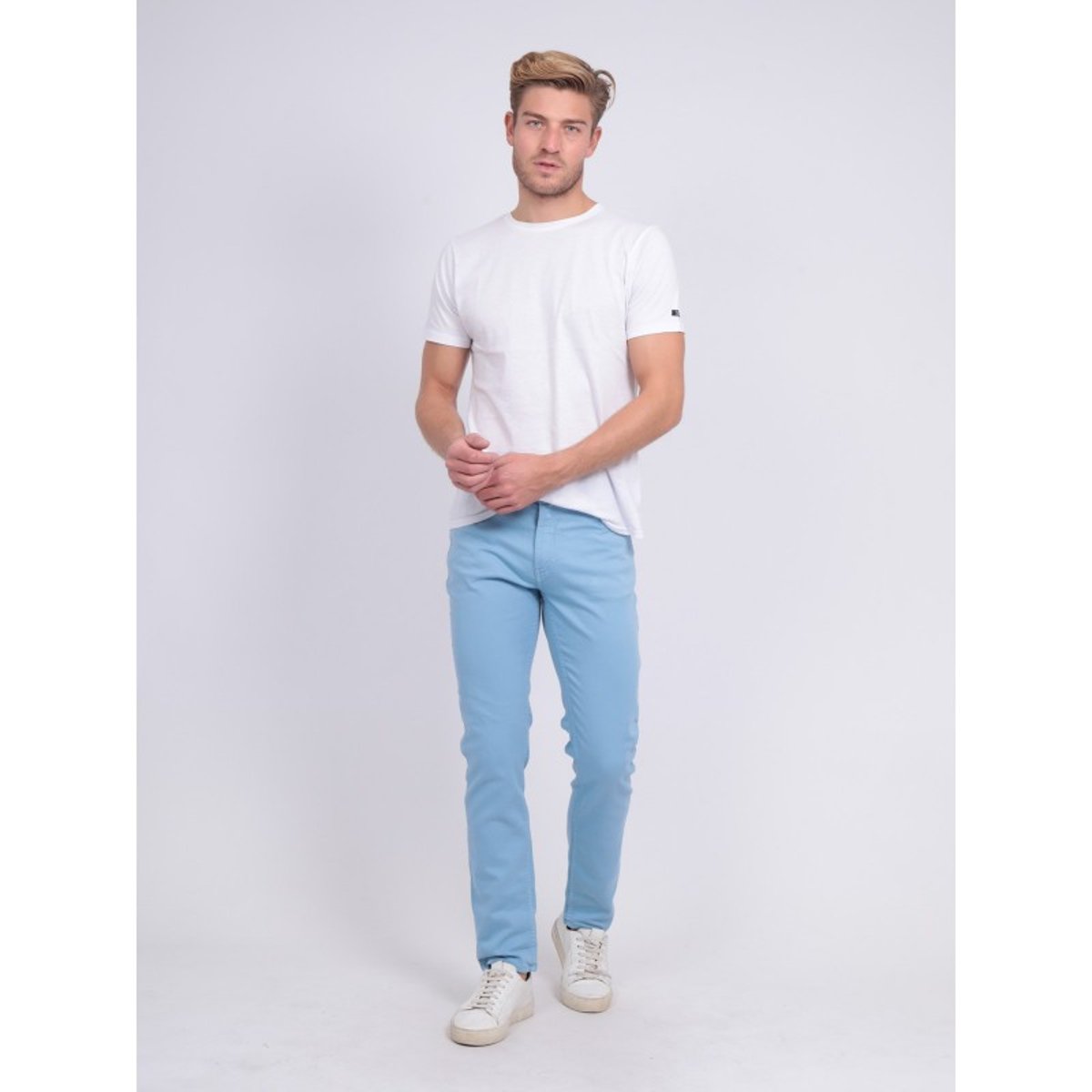 Pantalon 5 Poches Candelo bleu ciel, RITCHIE