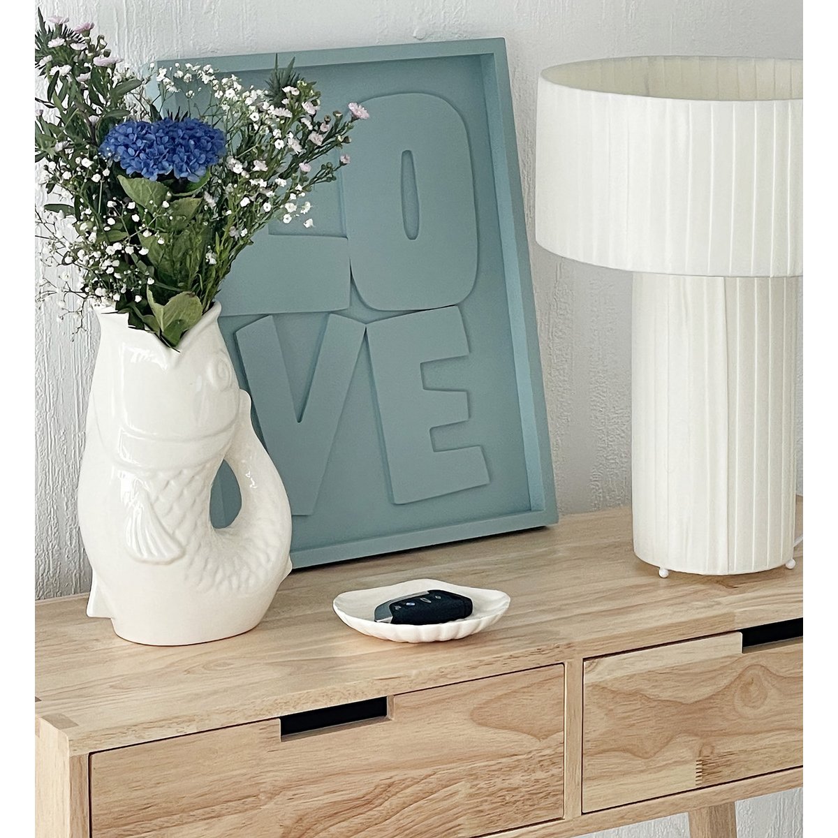 Vase pichet - grand modèle blanc cassé, OPJET