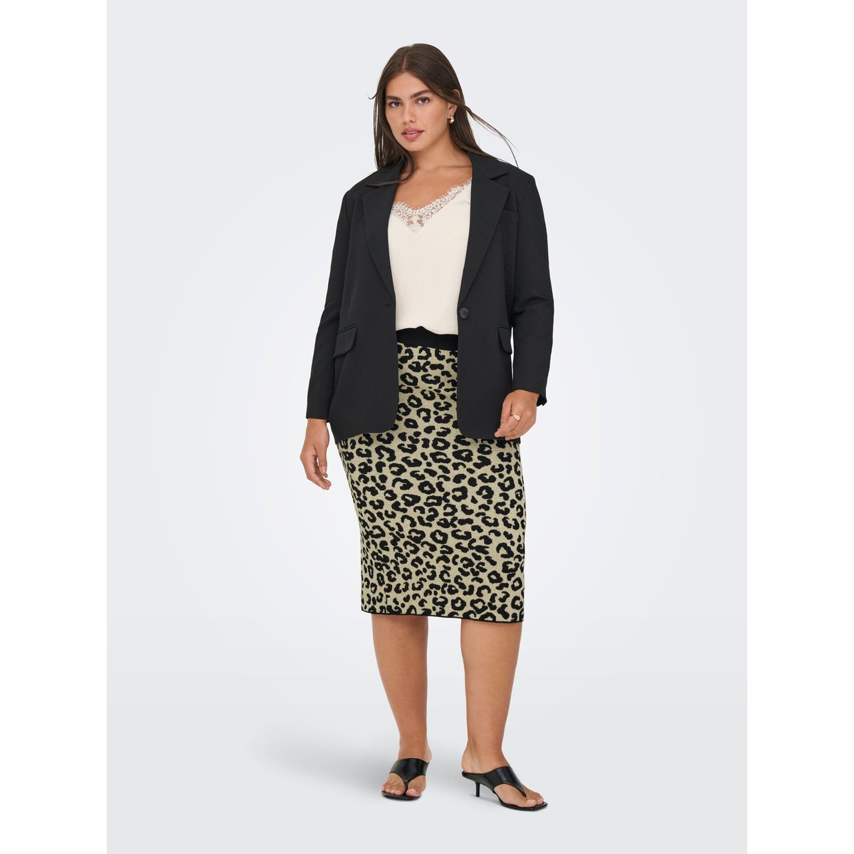 Jupe En Maille black, ONLY CARMAKOMA