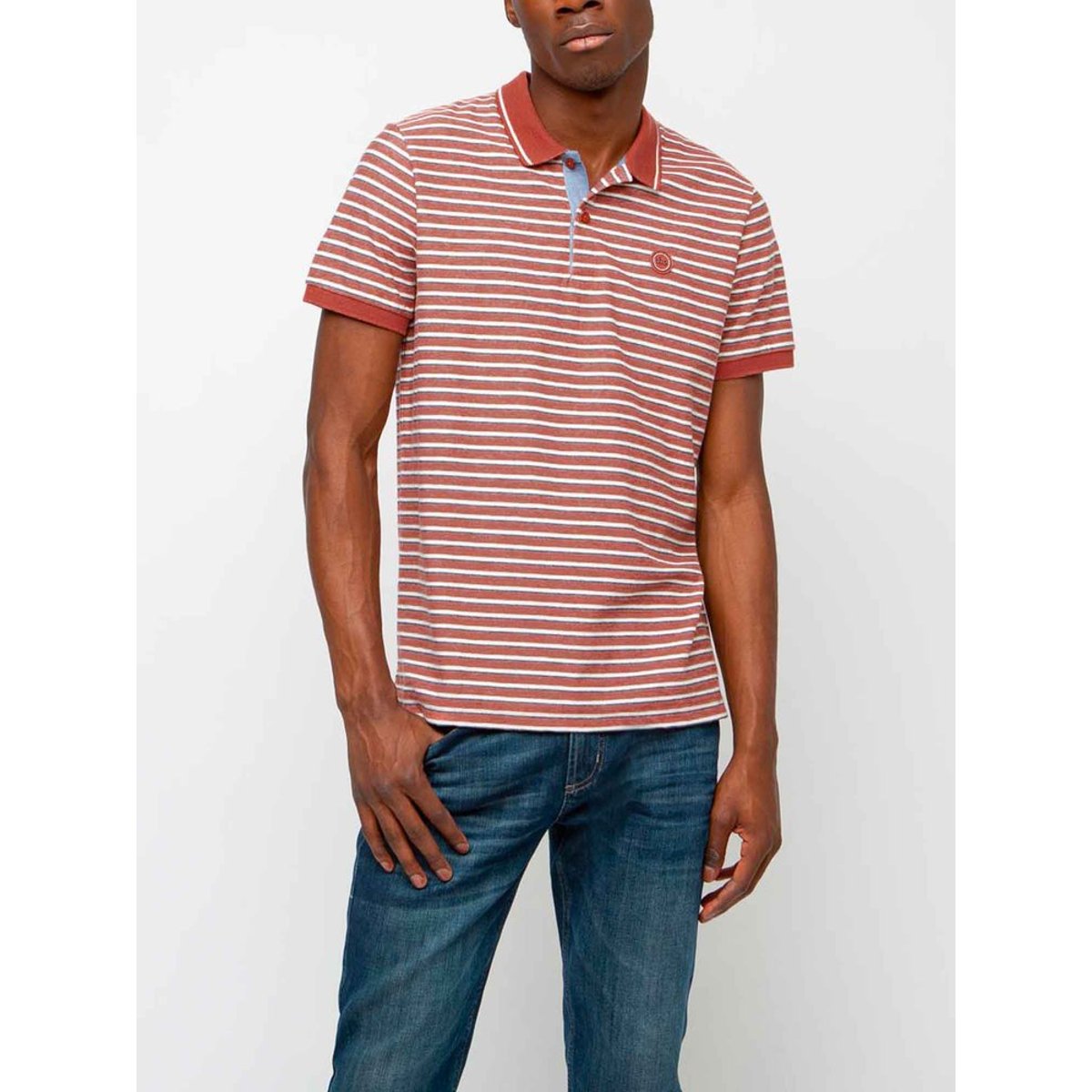 Polo manches courtes KELIOPOL14034 terracotta, TBS