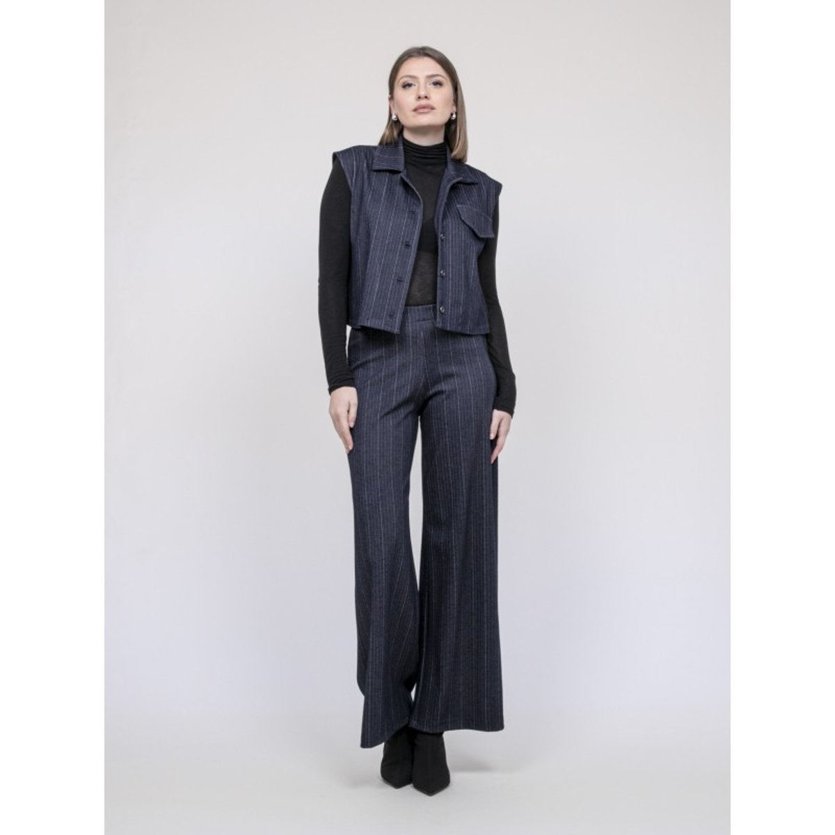 Veste Sans Manches Umagine bleu marine, DONA LISA