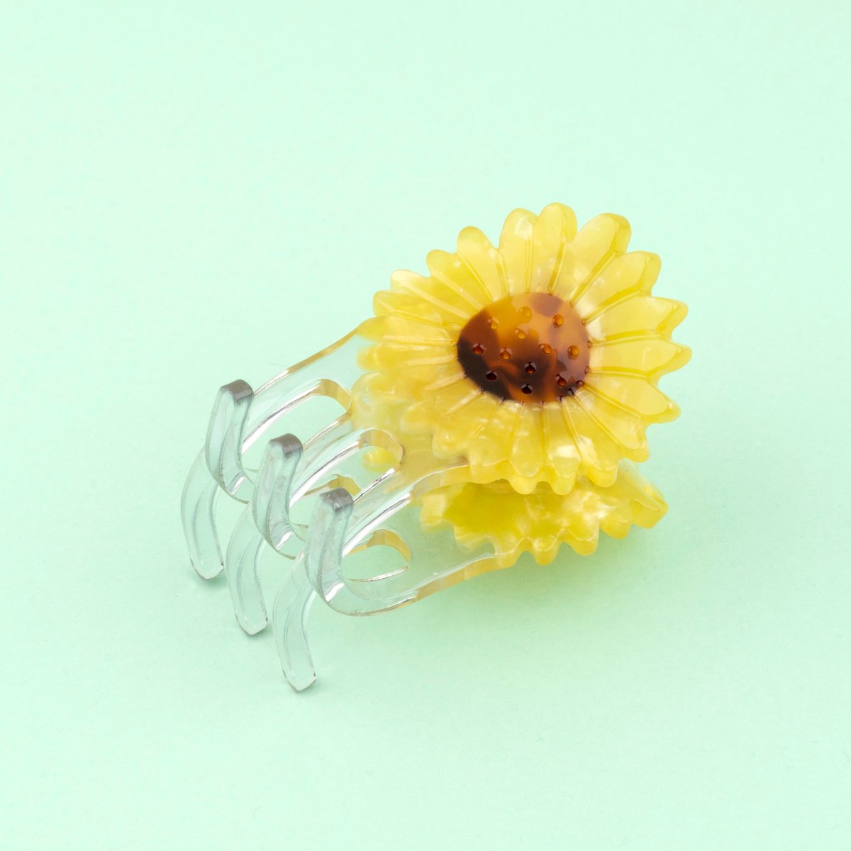 Mini pince à cheveux TOURNESOL jaune tournesol, COUCOU SUZETTE