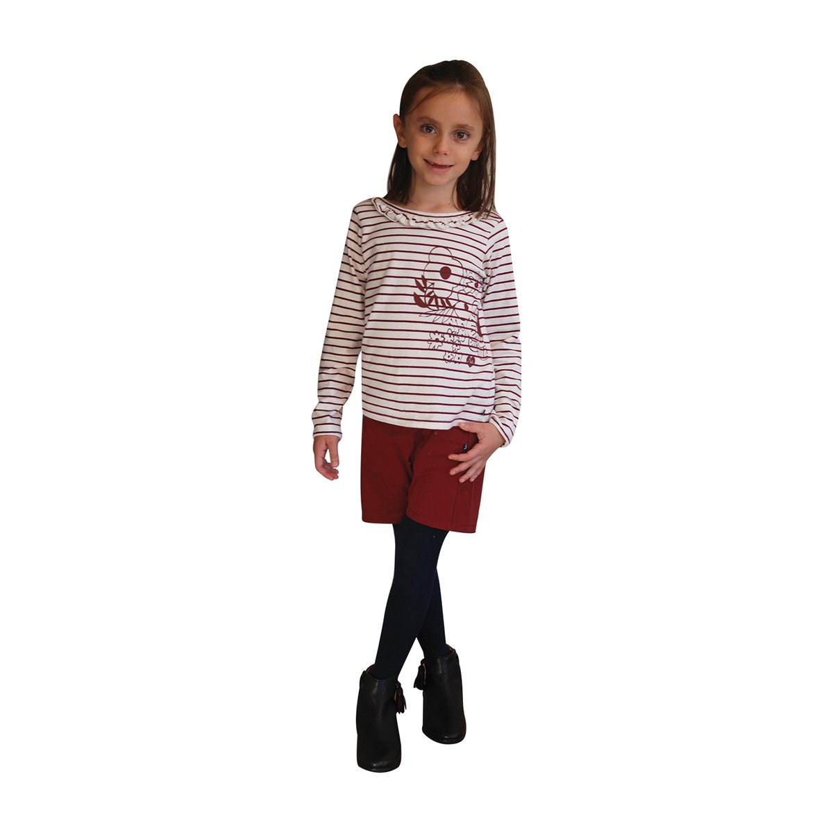 Mariniere fille fidelia blanc, SUCRE D'ORGE